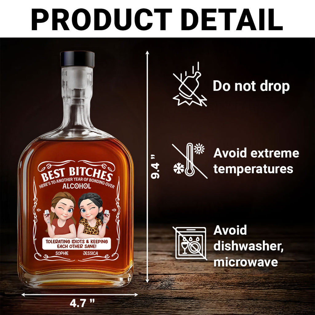 Keeping Each Other Sane - Personalized Spirits Decanter