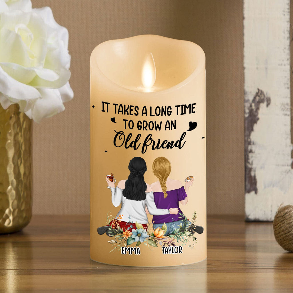 Grow An Old Friend - Personalized LED Candle