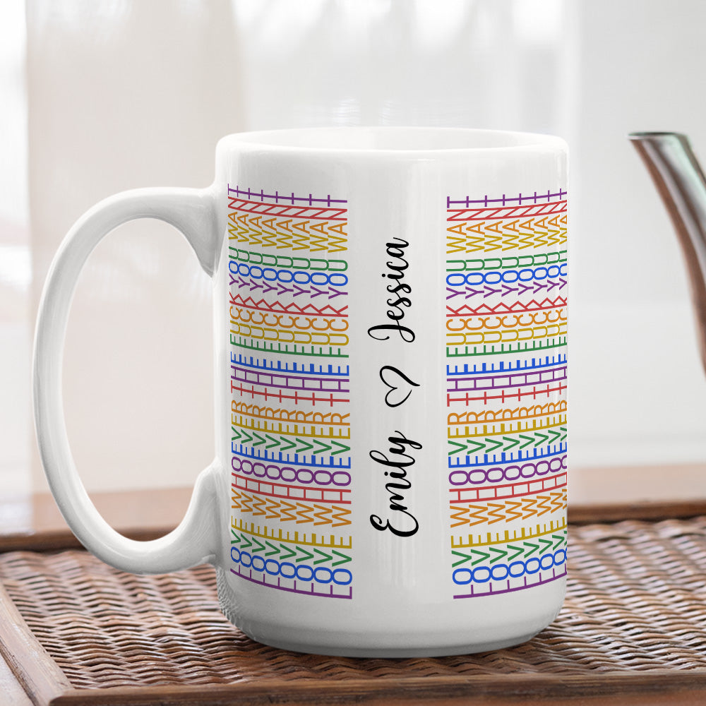 Custom Anniversary Keepsake Gifts For Couple • You Rocked Every Damn Inch - Personalized Coffee Mug