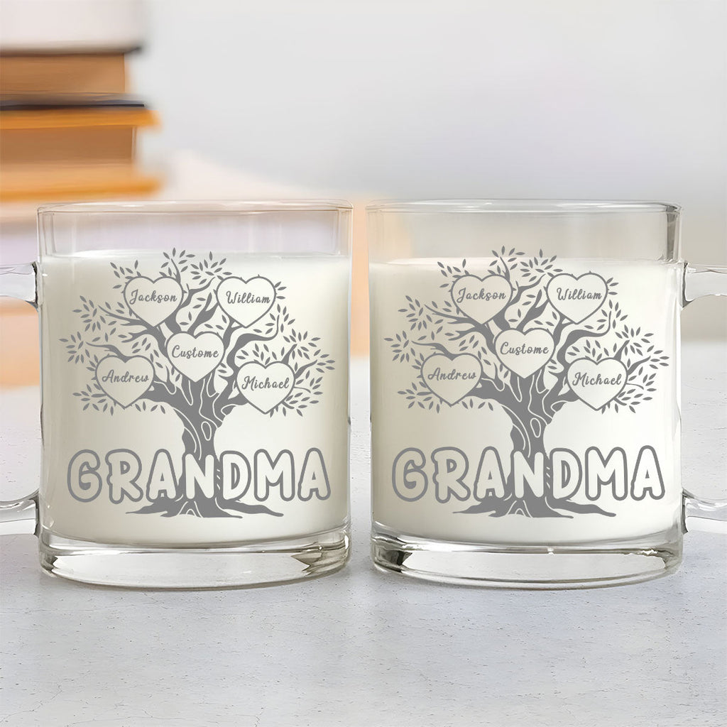 Custom Christmas & Birthday Gift For Grandma • Blessed To Be Called Grandma - Personalized Glass Mug