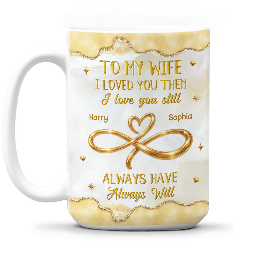 Custom Anniversary Keepsake Gifts For Couple • Keeping You - Personalized 3D Effect Mug