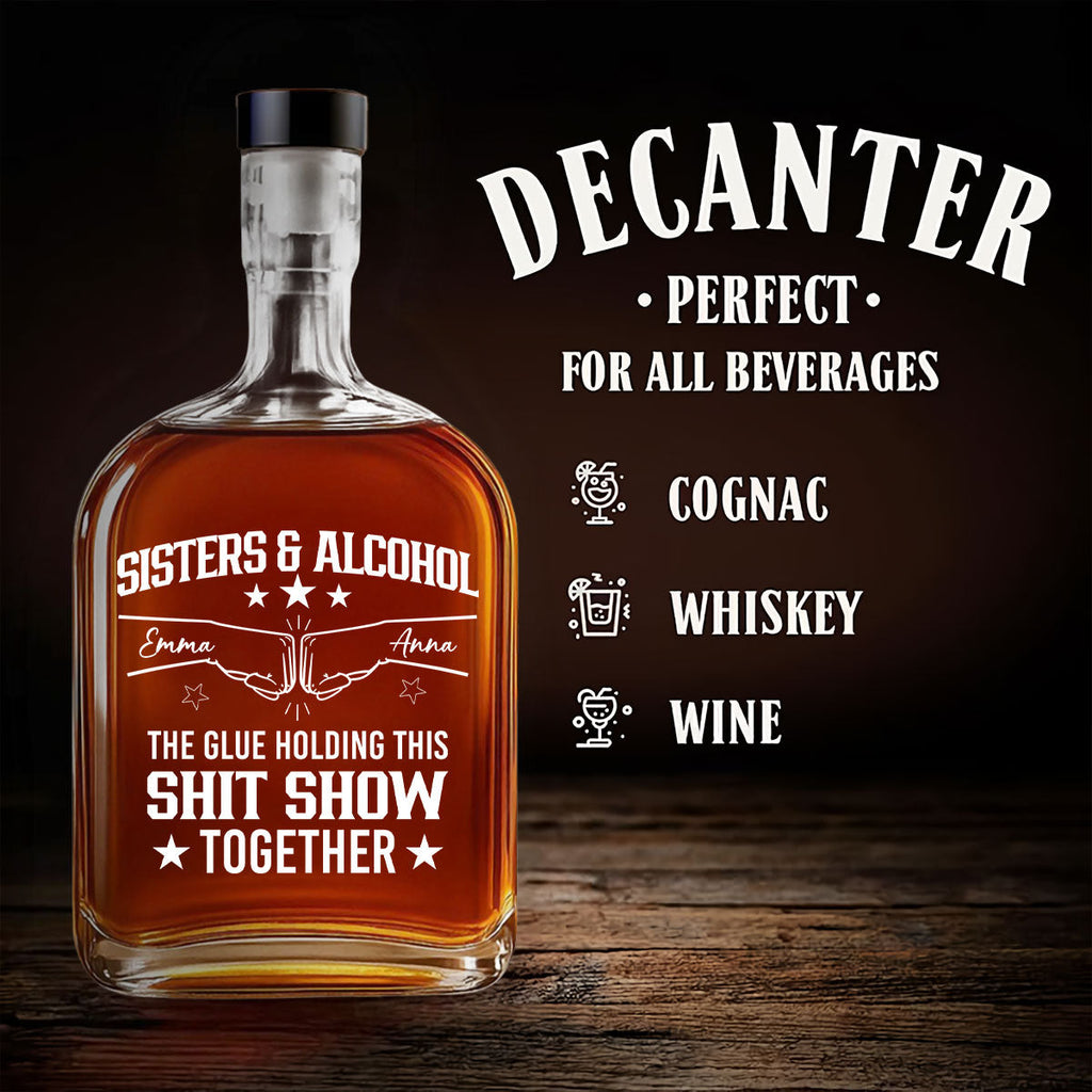 Brothers And Alcohol - Personalized Spirits Decanter