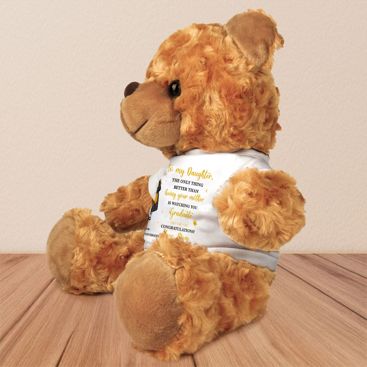 Watching You Graduate - Personalized Cuddle Bear