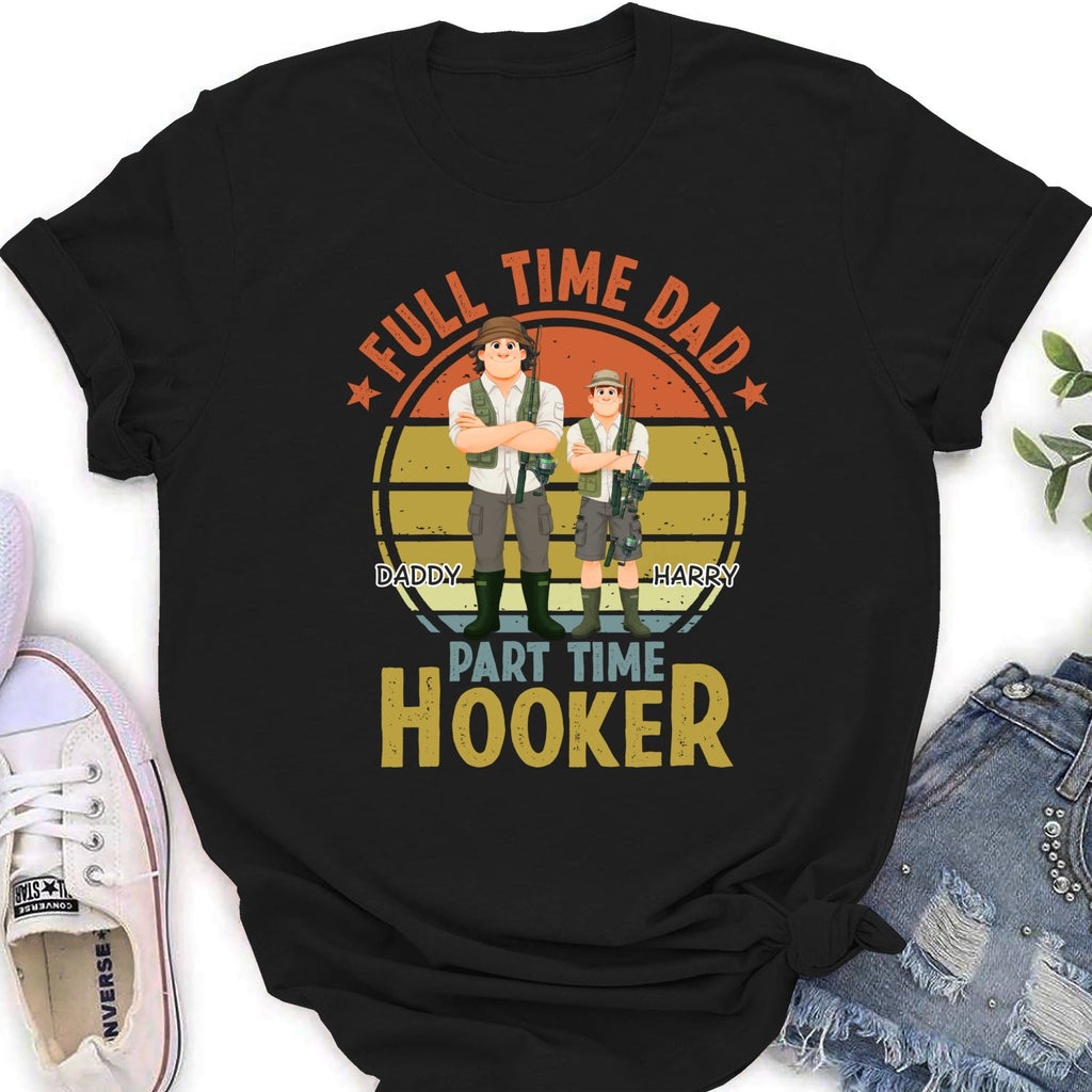 Custom Father's Day, Special Gift for Dad & Grandpa • Dad Catches Bigger Stories - Personalized Shirt