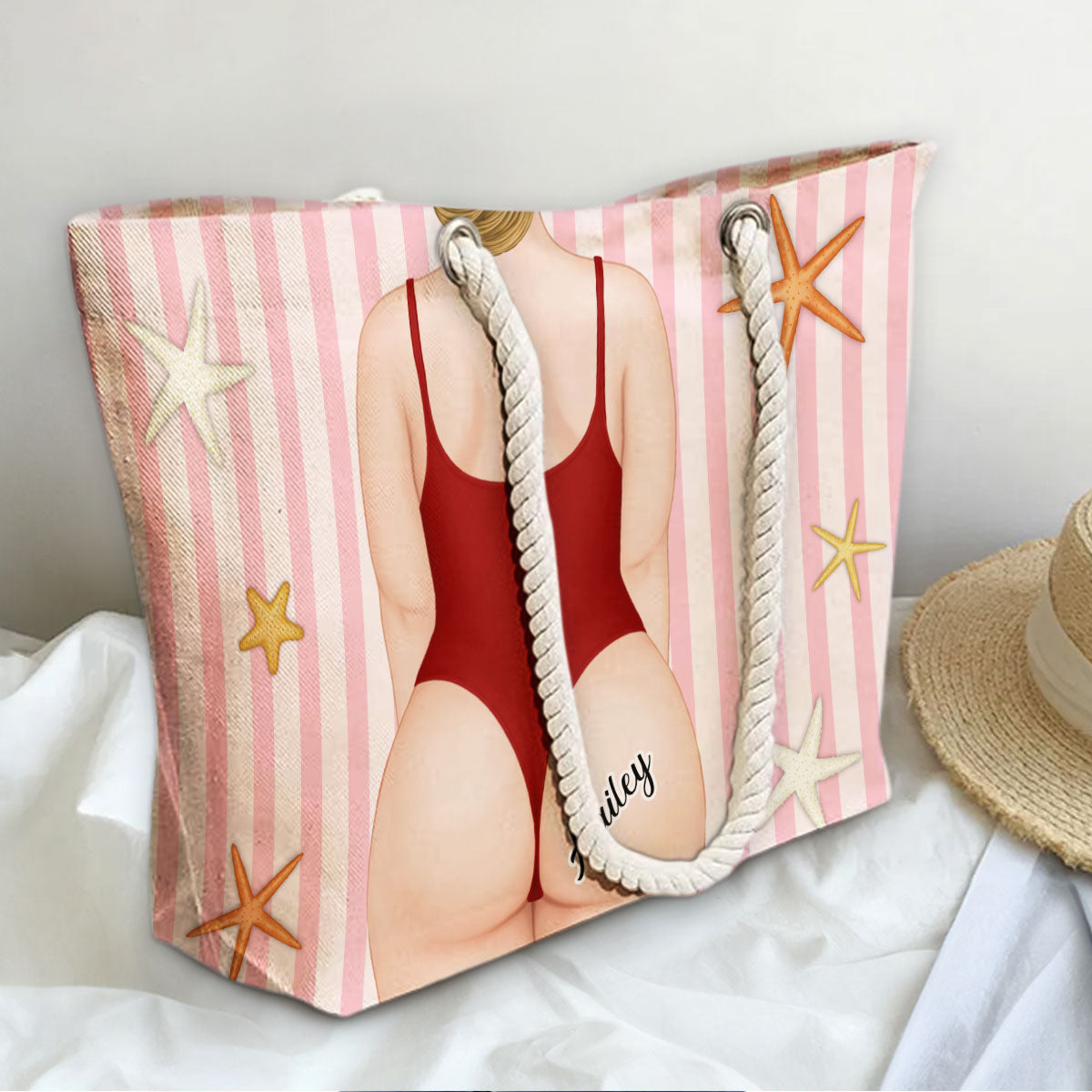 Sandy Cheeks - Personalized Beach Bag