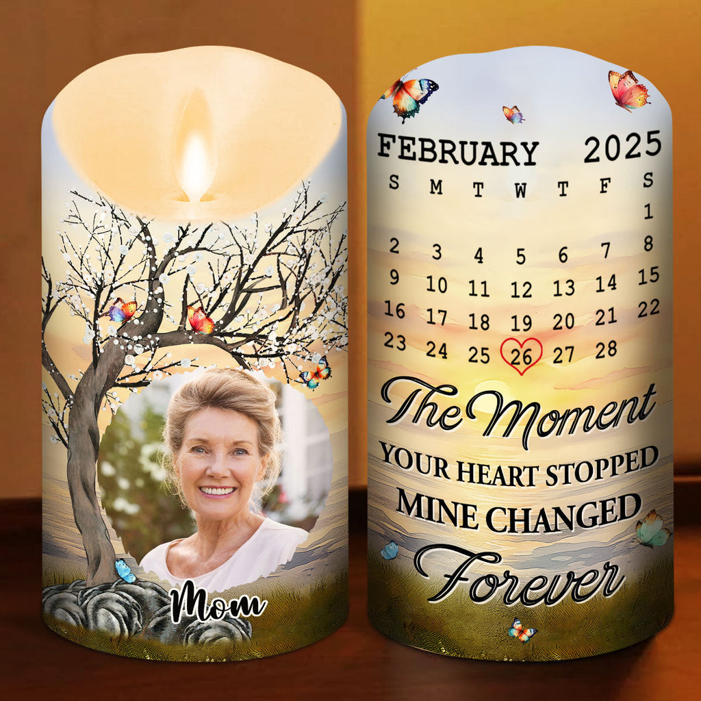 Mine Changed Forever - Personalized LED Candle