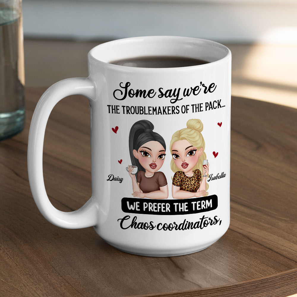 Custom Best Friend, Christmas & Birthday Friendship Keepsake Gift • Masterminds Of Delightful Disorder - Personalized Mug