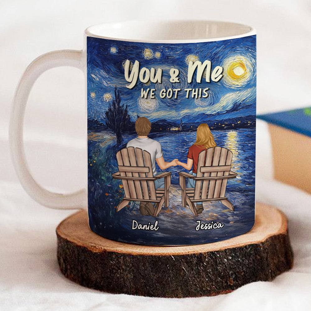 Custom Anniversary Keepsake Gifts For Couple • Together We Got This - Personalized Coffee Mug