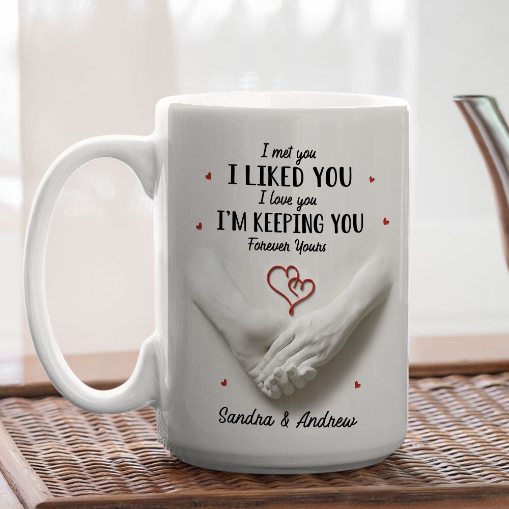 Custom Anniversary Keepsake Gifts For Couple • Just The Two of Us - Personalized Coffee Mug