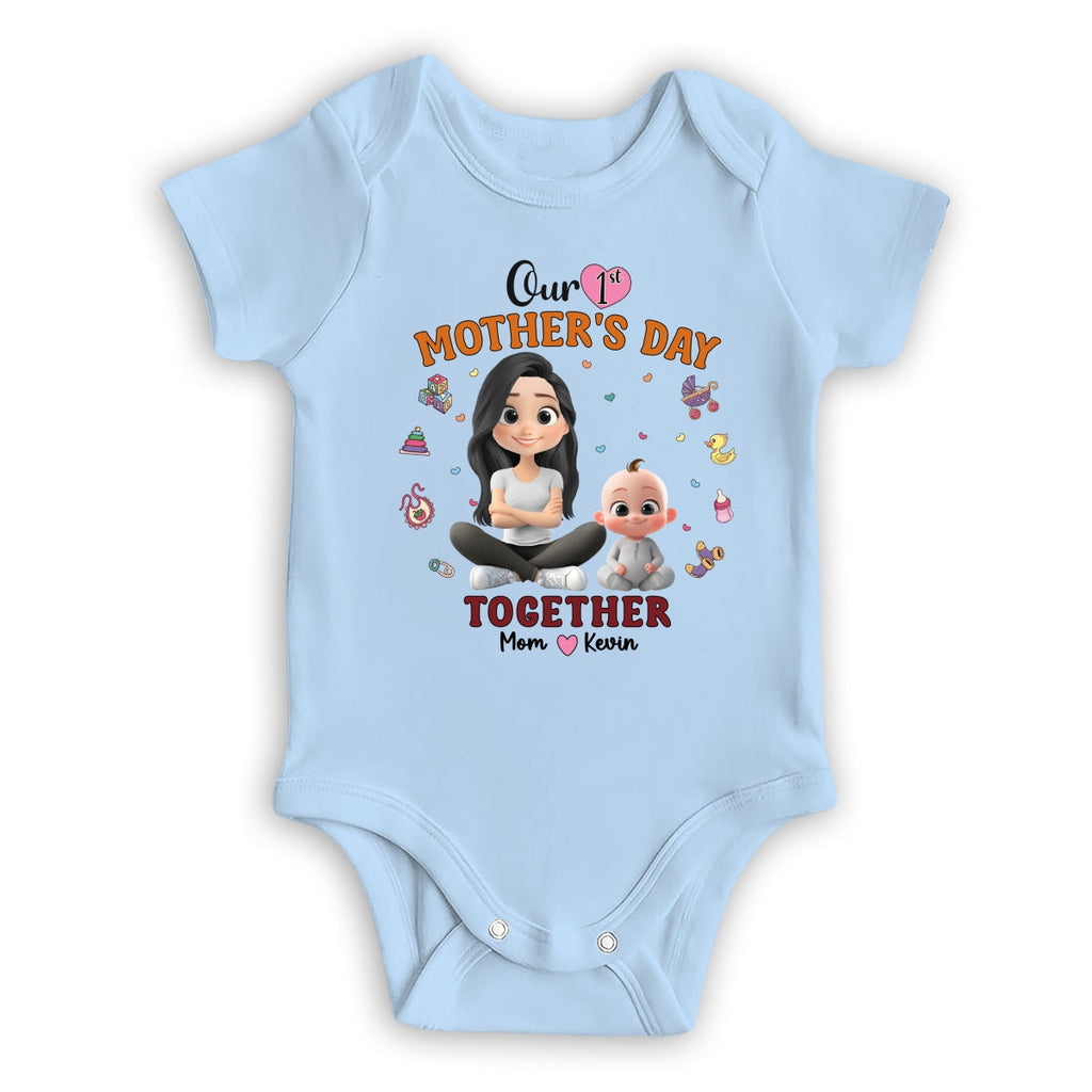 Our 1st Mothers Day Together - Personalized Onesie