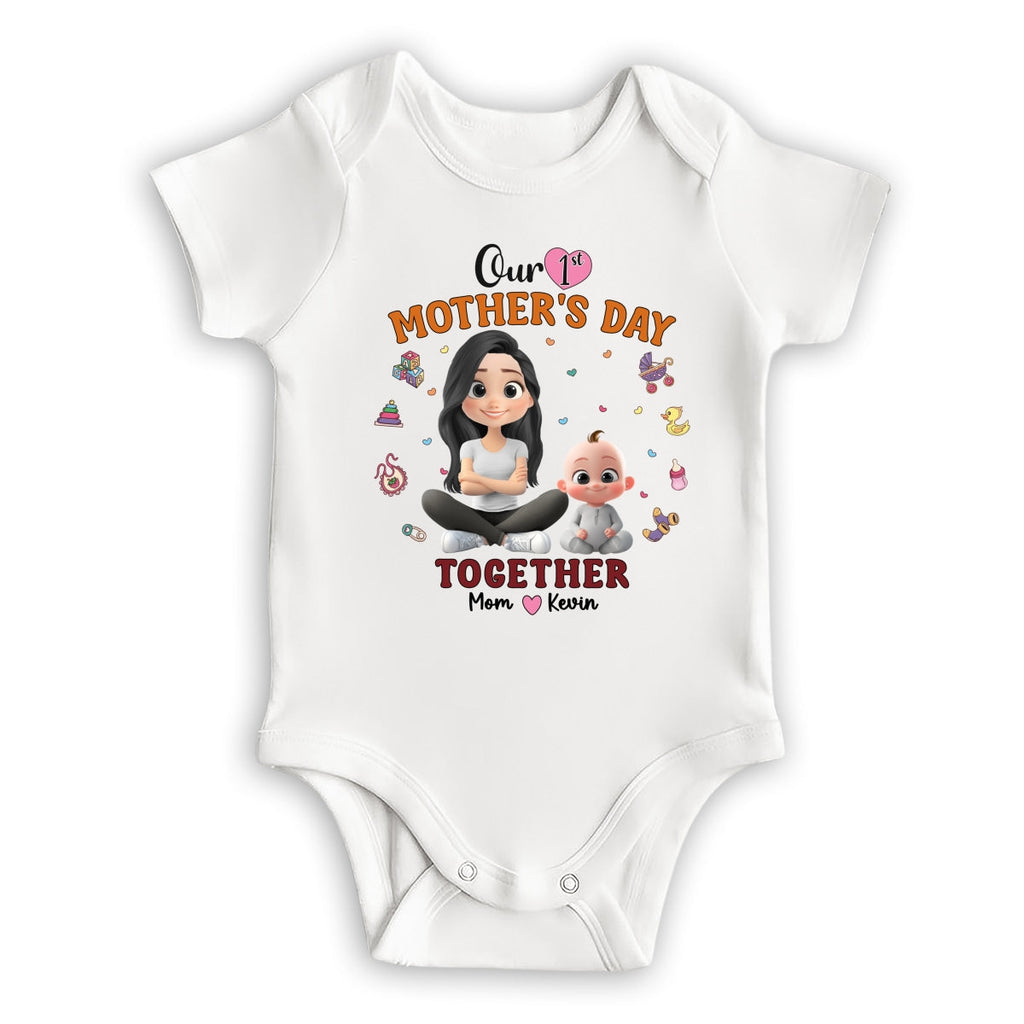 Our 1st Mothers Day Together - Personalized Onesie