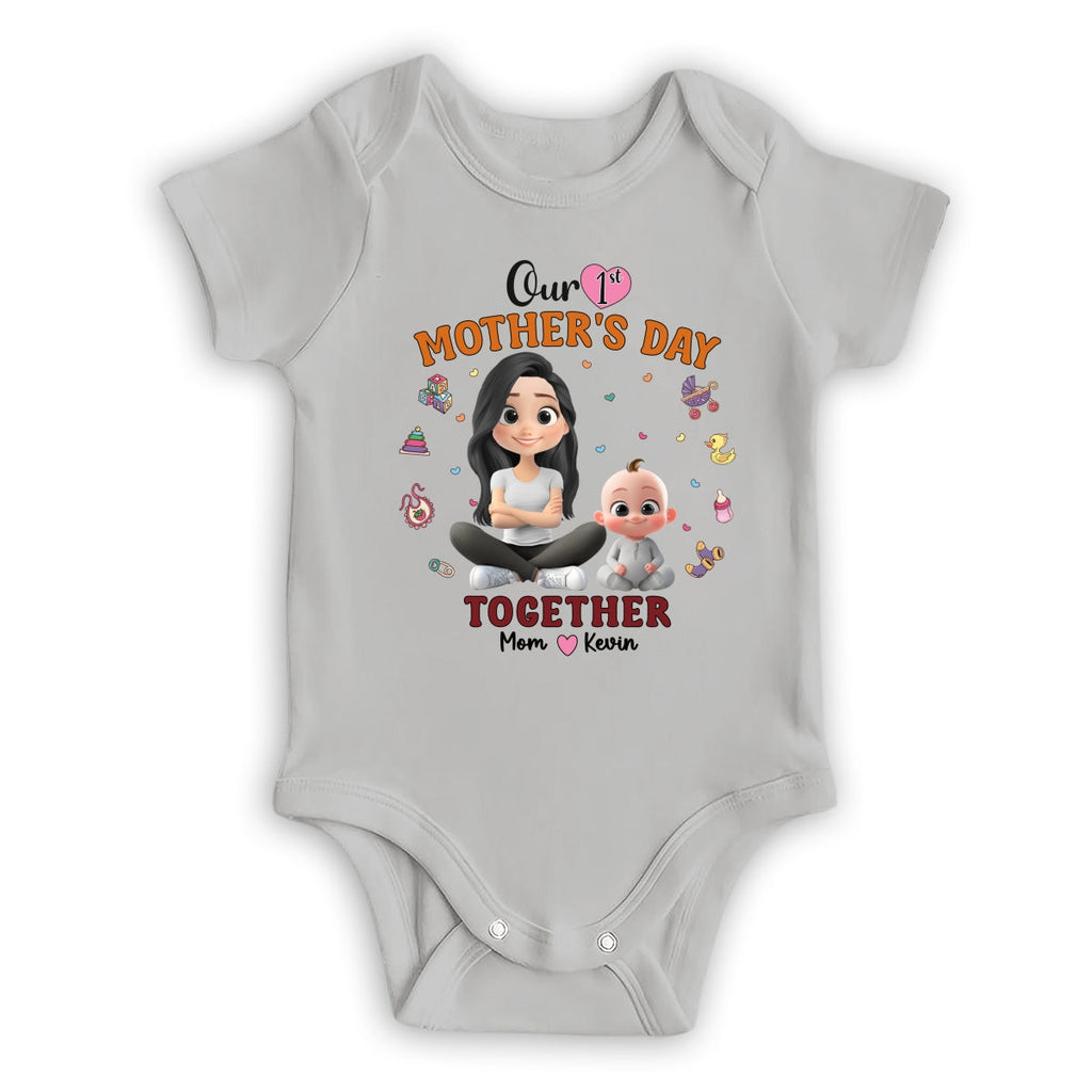 Our 1st Mothers Day Together - Personalized Onesie