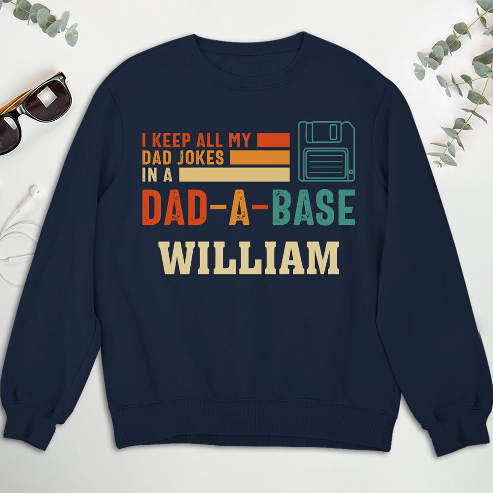 Custom Father's Day, Special Gift for Dad & Grandpa • In My Dad A Base - Personalized Shirt