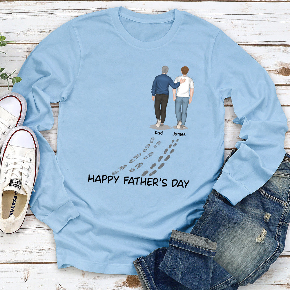 Custom Father's Day, Special Gift for Dad & Grandpa • My Dad Is My Hero - Personalized Shirt