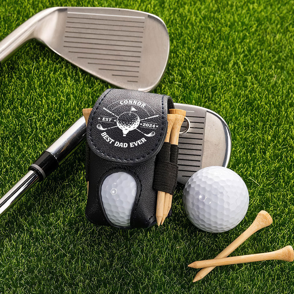 Best Dad Ever - Personalized Golf Ball Bag