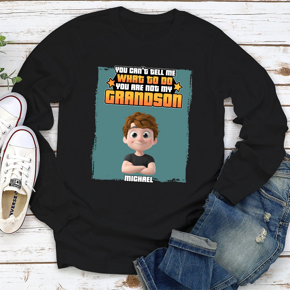 Custom Father's Day, Special Gift for Dad & Grandpa • You Are Not My Kid - Personalized Shirt