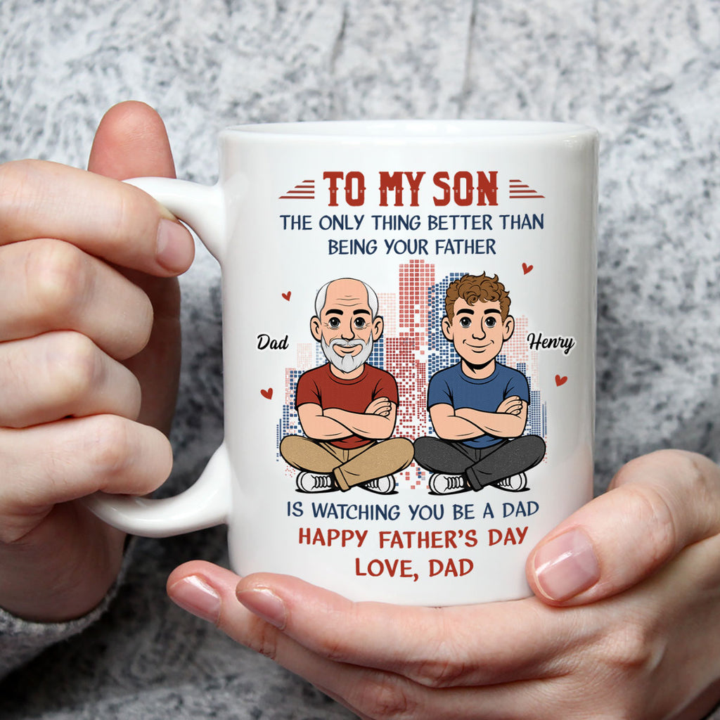 Custom Father's Day Gift For Son • You Became Amazing Father - Personalized Coffee Mug