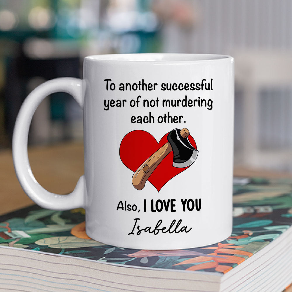 Custom Anniversary Keepsake Gifts For Couple • Another Successful Of Year - Personalized Coffee Mug