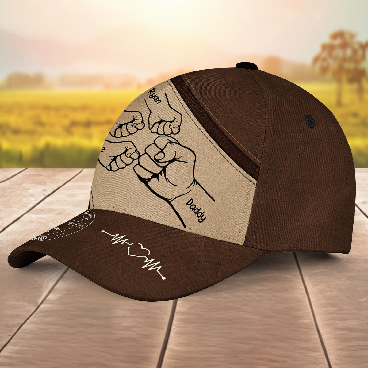 Best Dad in the World - Personalized Classic Cap