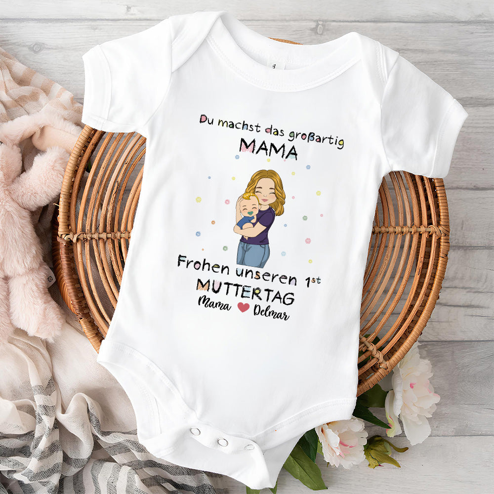 Du Machst Das Großartig - Personalisierter Baby-Body
