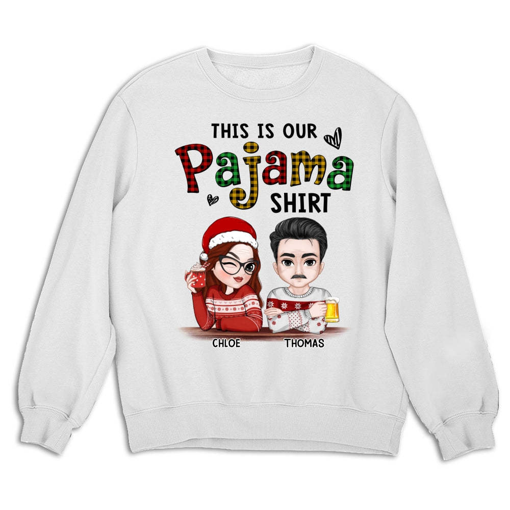 Custom Christmas & Birthday Keepsake Gift • Our Pajama - Personalized Shirt