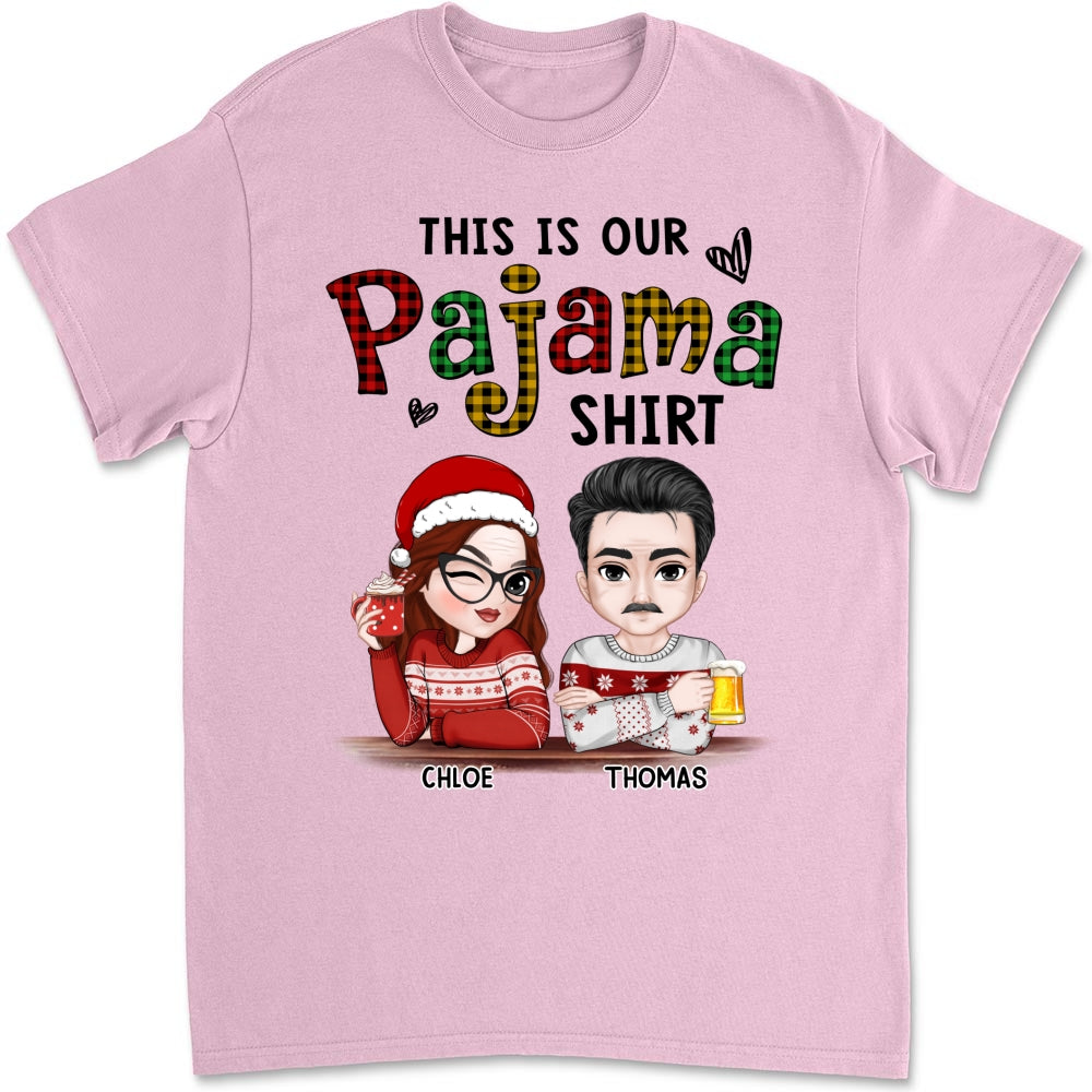 Custom Christmas & Birthday Keepsake Gift • Our Pajama - Personalized Shirt