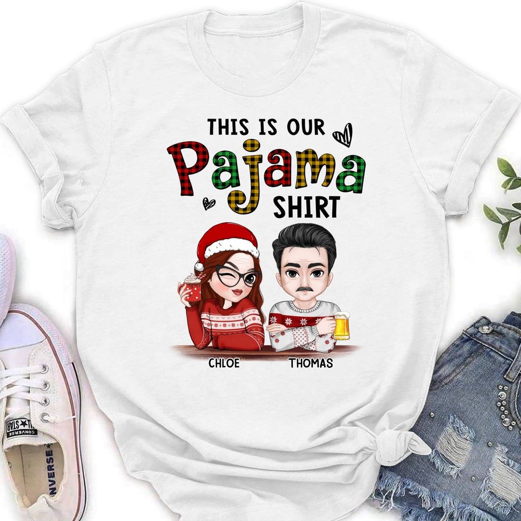 Custom Christmas & Birthday Keepsake Gift • Our Pajama - Personalized Shirt
