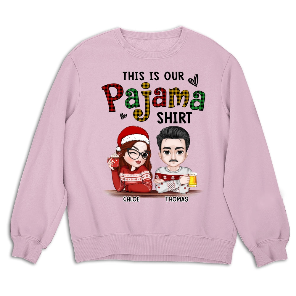 Custom Christmas & Birthday Keepsake Gift • Our Pajama - Personalized Shirt