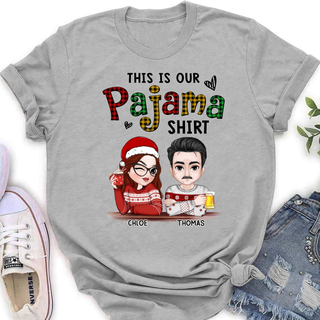Custom Christmas & Birthday Keepsake Gift • Our Pajama - Personalized Shirt