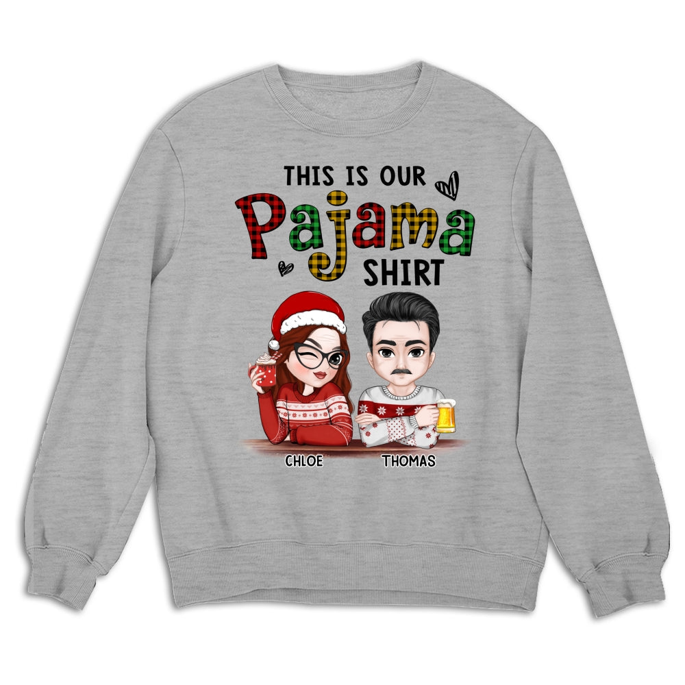 Custom Christmas & Birthday Keepsake Gift • Our Pajama - Personalized Shirt