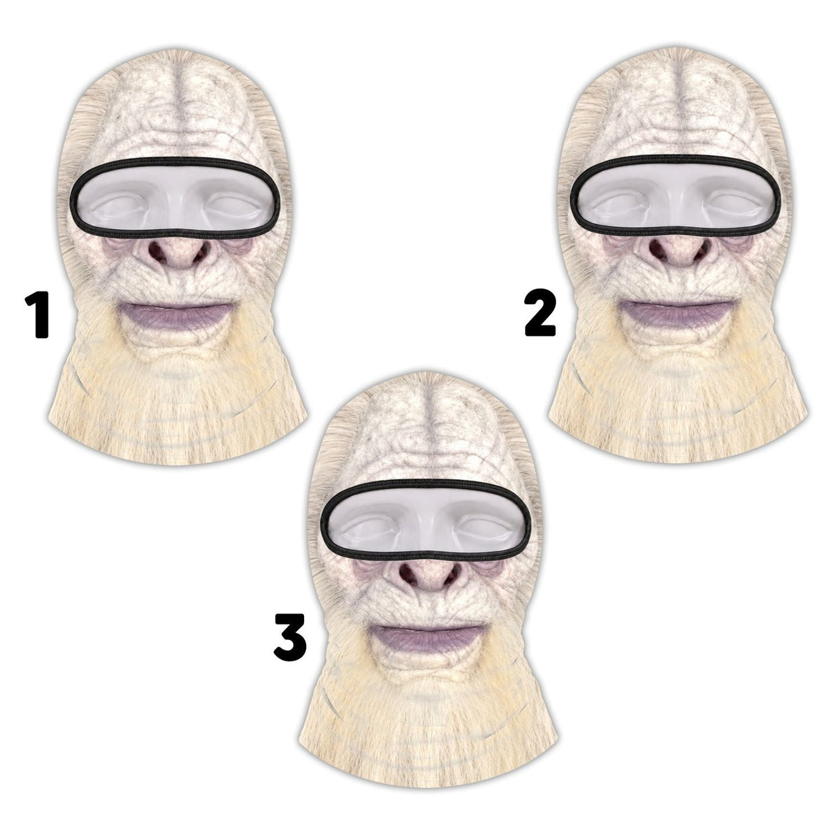 Custom Funny 3D Face Balaclava, Gag Gift For Ski Lovers & Friends • Funny Goofies Go Skiing - Personalized Ski Mask