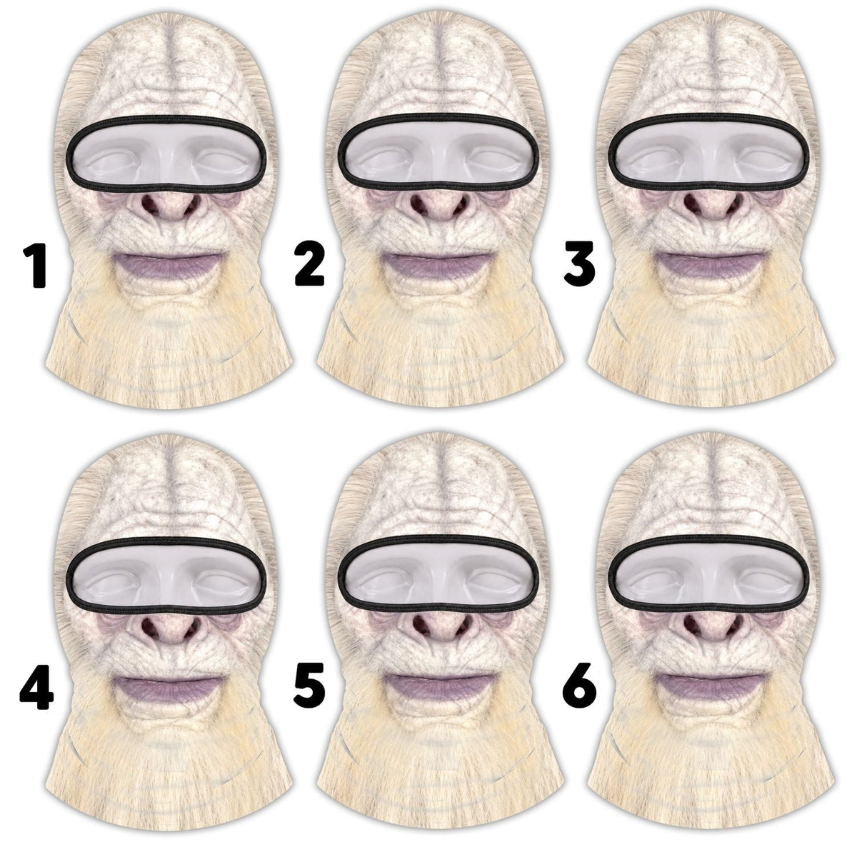 Custom Funny 3D Face Balaclava, Gag Gift For Ski Lovers & Friends • Funny Goofies Go Skiing - Personalized Ski Mask