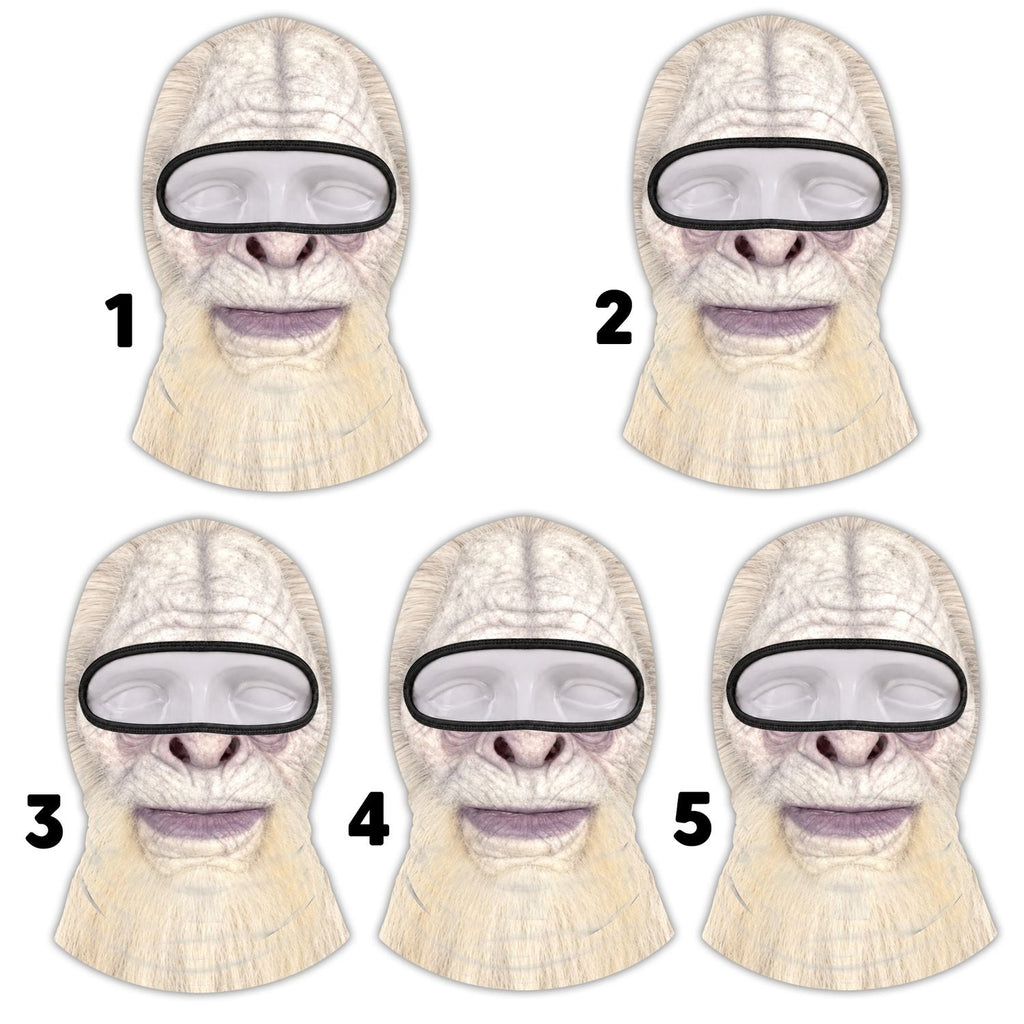 Custom Funny 3D Face Balaclava, Gag Gift For Ski Lovers & Friends • Funny Goofies Go Skiing - Personalized Ski Mask