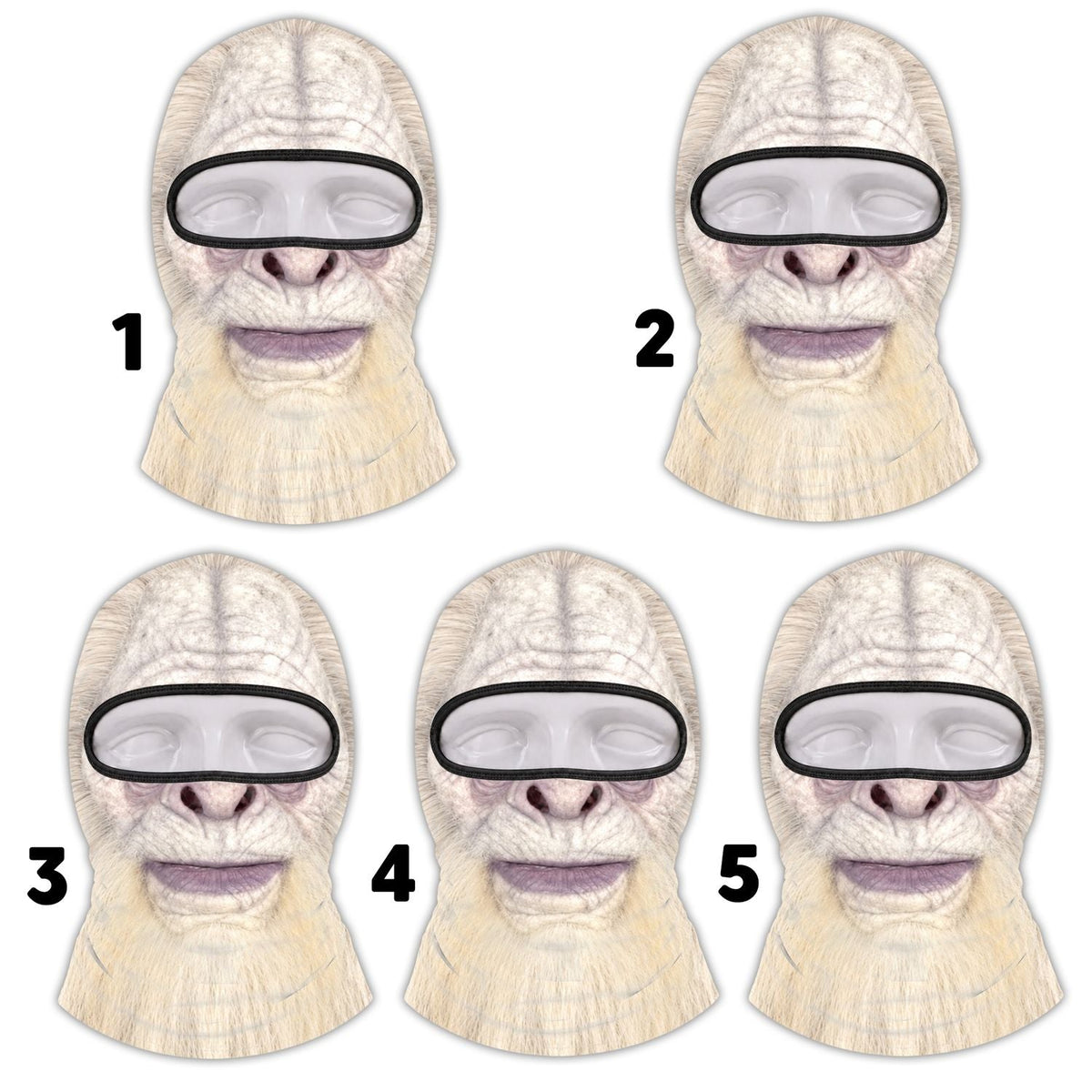 Custom Funny 3D Face Balaclava, Gag Gift For Ski Lovers & Friends • Funny Goofies Go Skiing - Personalized Ski Mask