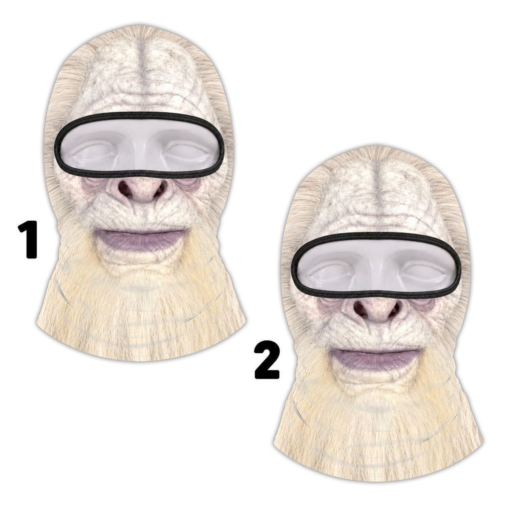 Custom Funny 3D Face Balaclava, Gag Gift For Ski Lovers & Friends • Funny Goofies Go Skiing - Personalized Ski Mask