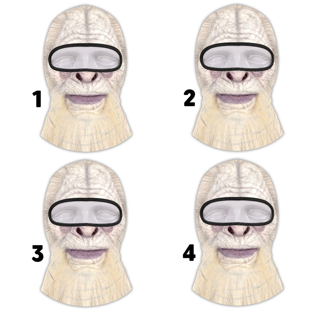 Custom Funny 3D Face Balaclava, Gag Gift For Ski Lovers & Friends • Funny Goofies Go Skiing - Personalized Ski Mask