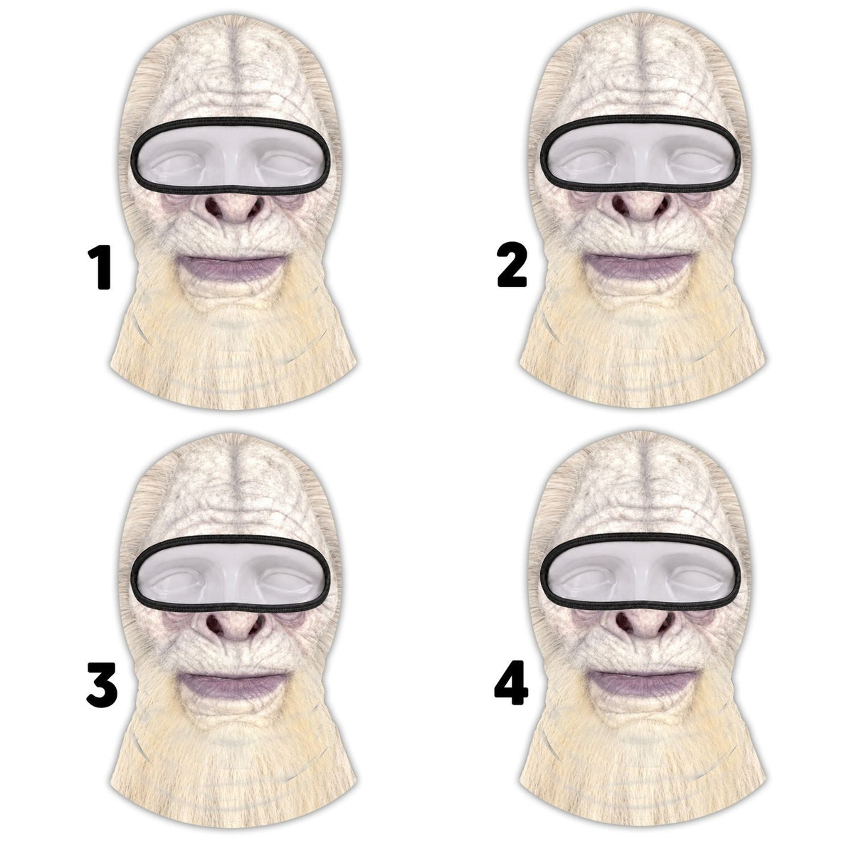 Custom Funny 3D Face Balaclava, Gag Gift For Ski Lovers & Friends • Funny Goofies Go Skiing - Personalized Ski Mask