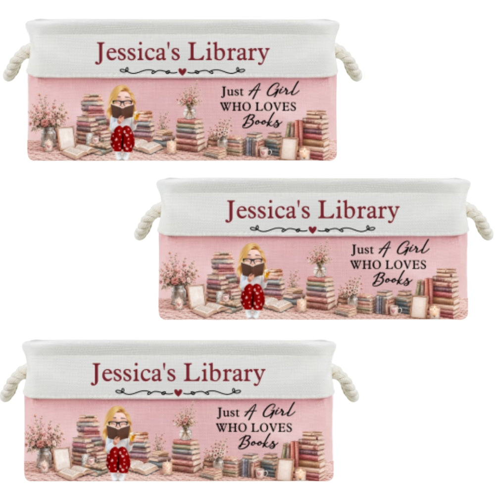 My Little Library - Personalized Storage Basket