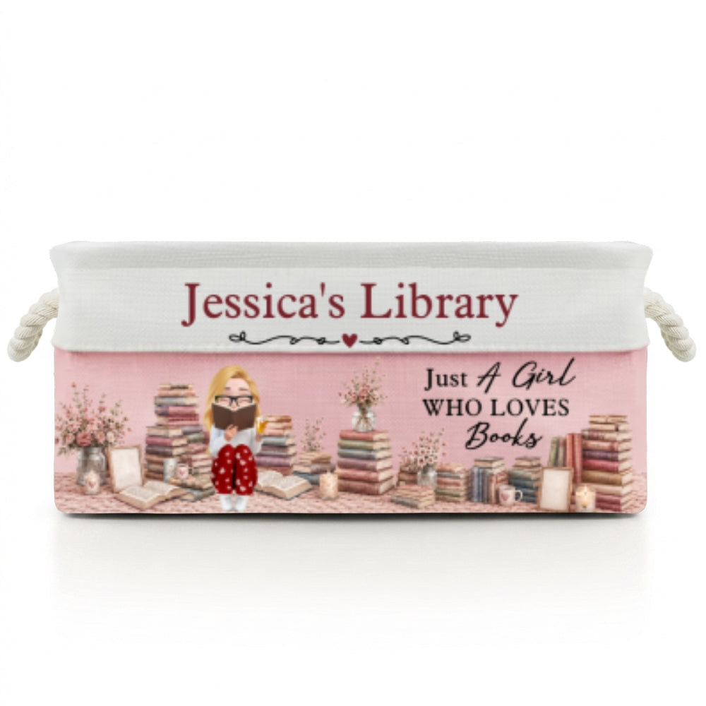 My Little Library - Personalized Storage Basket