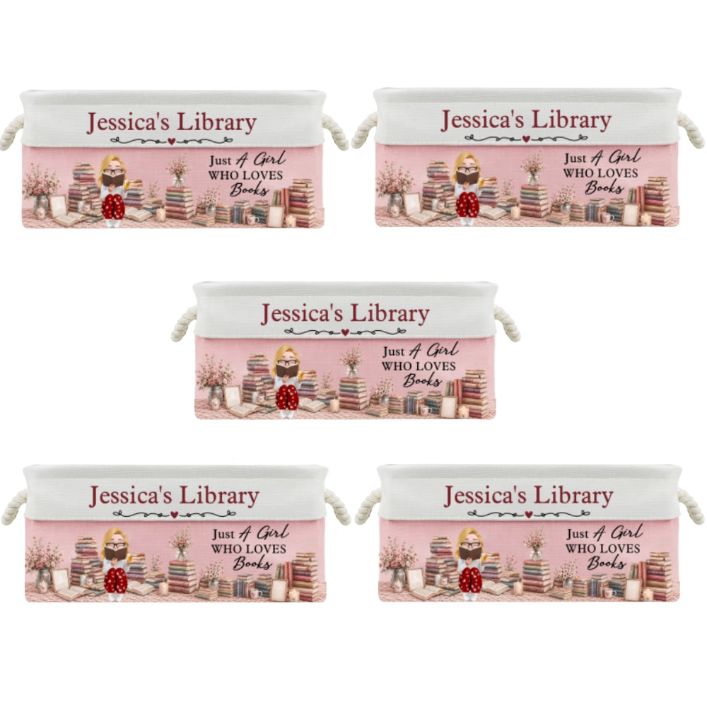 My Little Library - Personalized Storage Basket