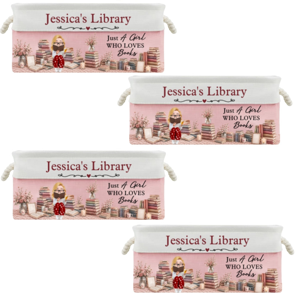 My Little Library - Personalized Storage Basket