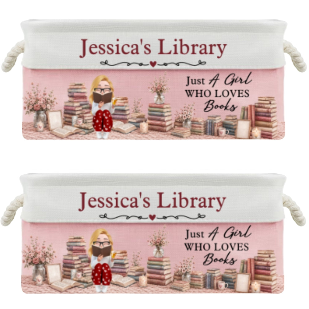 My Little Library - Personalized Storage Basket