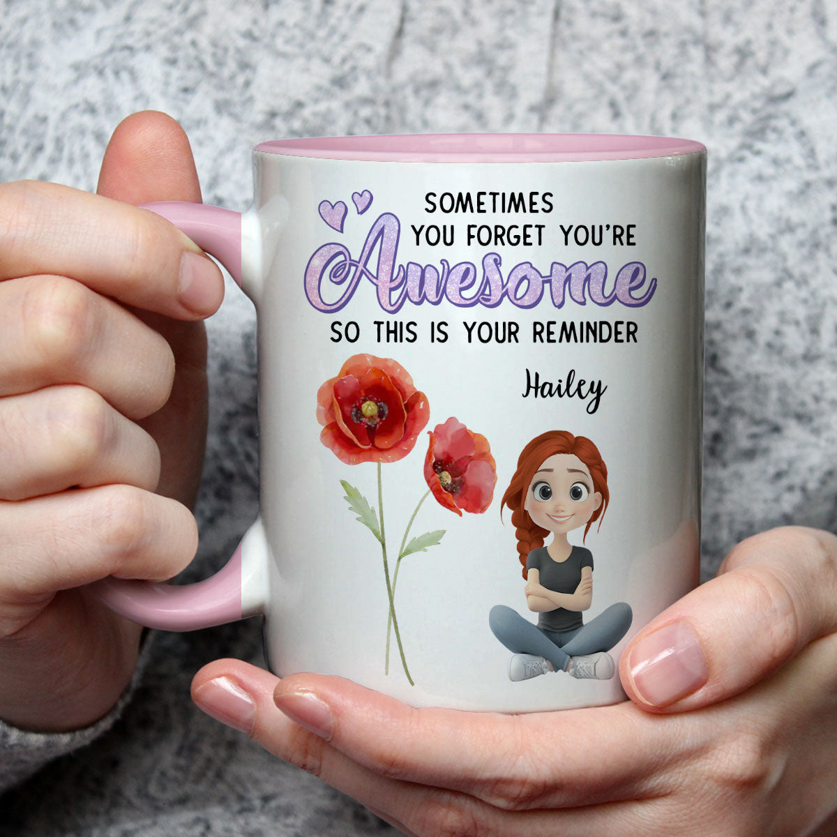 Custom Best Friend, Christmas & Birthday Friendship Keepsake Gift • Reminder Of Greatness For Bestie - Personalized Accent Mug