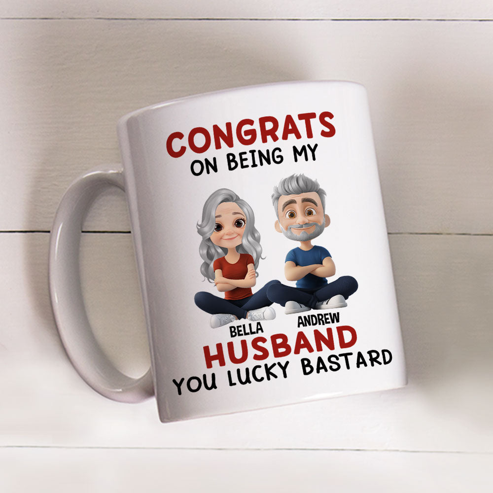 Custom Anniversary Keepsake Gifts For Couple • Being My Husband - Personalized Coffee Mug