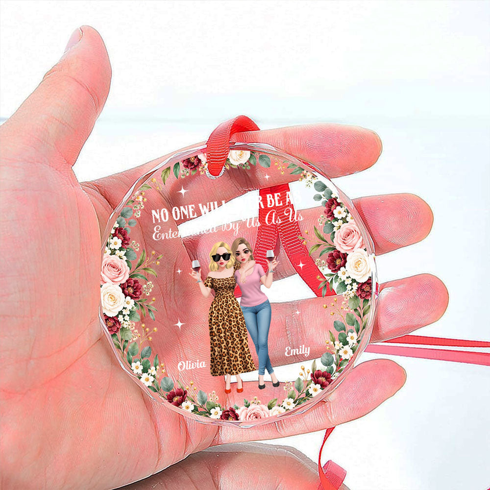 Custom Keepsake Christmas Ornament •  No One Like You - Personalized Glass Ornament