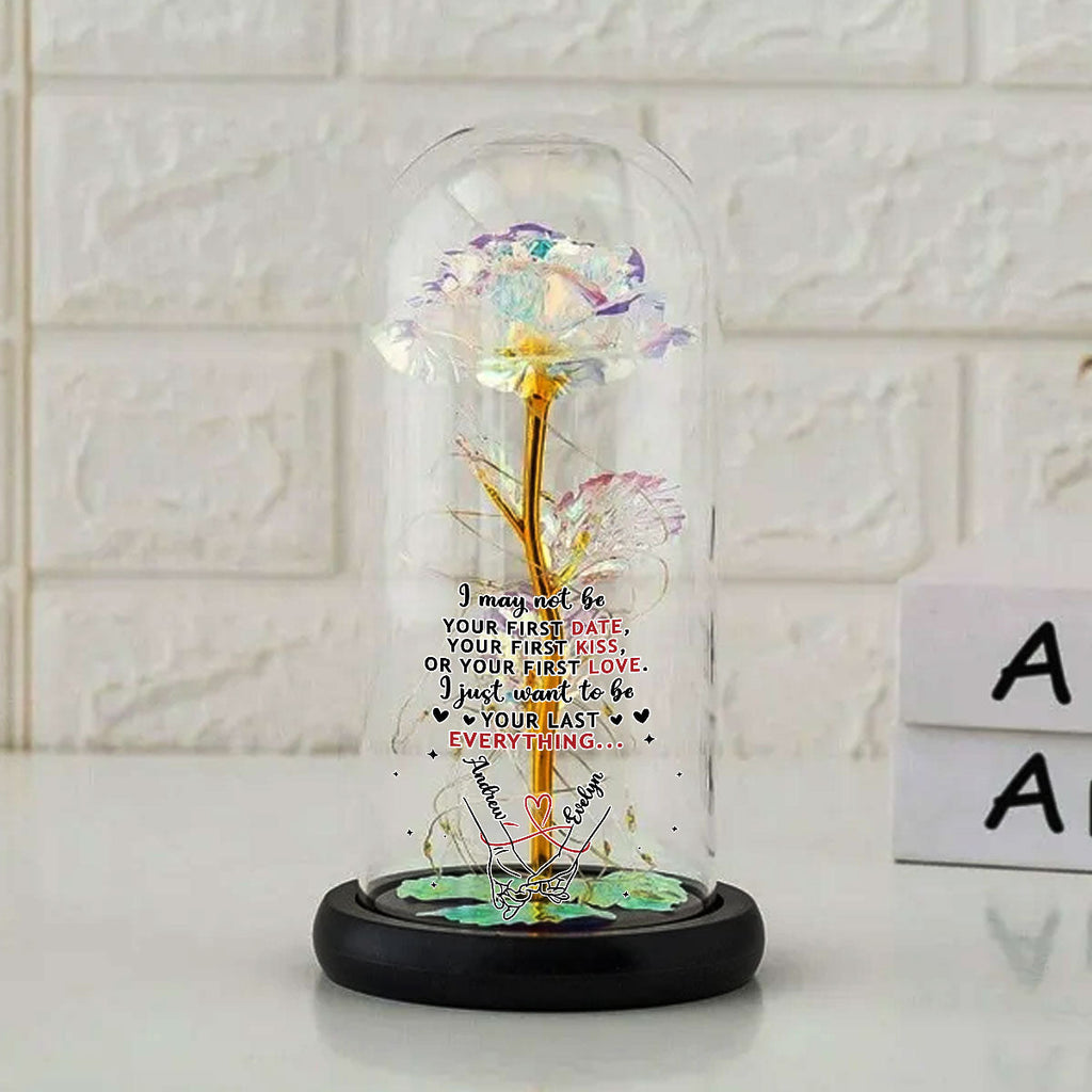 Your Last Everything - Personalized Sparkly Rose