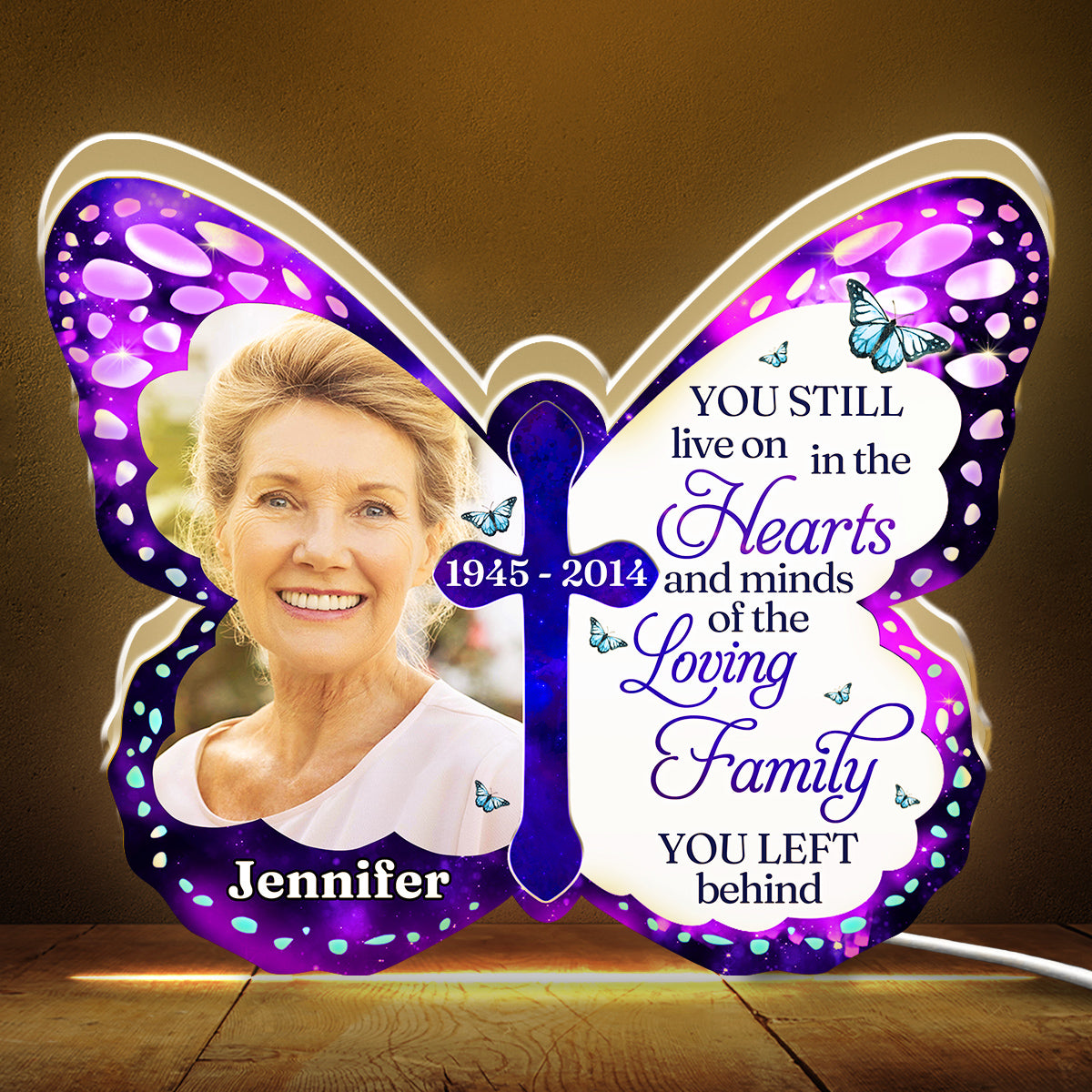 Hearts And Minds - Personalized Light Box