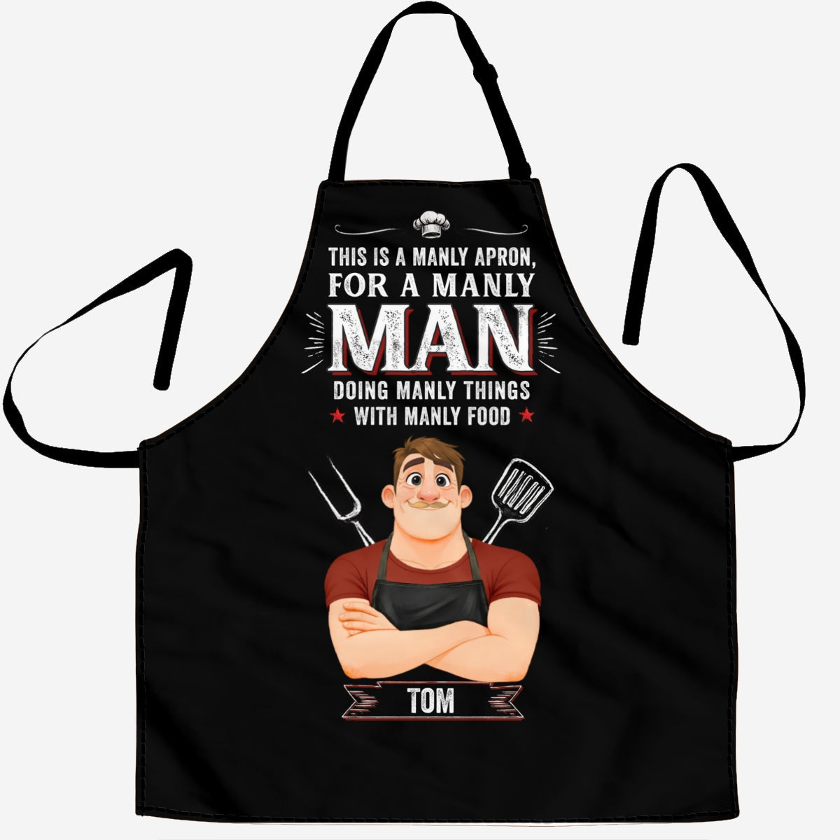 Grill Like A Man - Personalized Apron