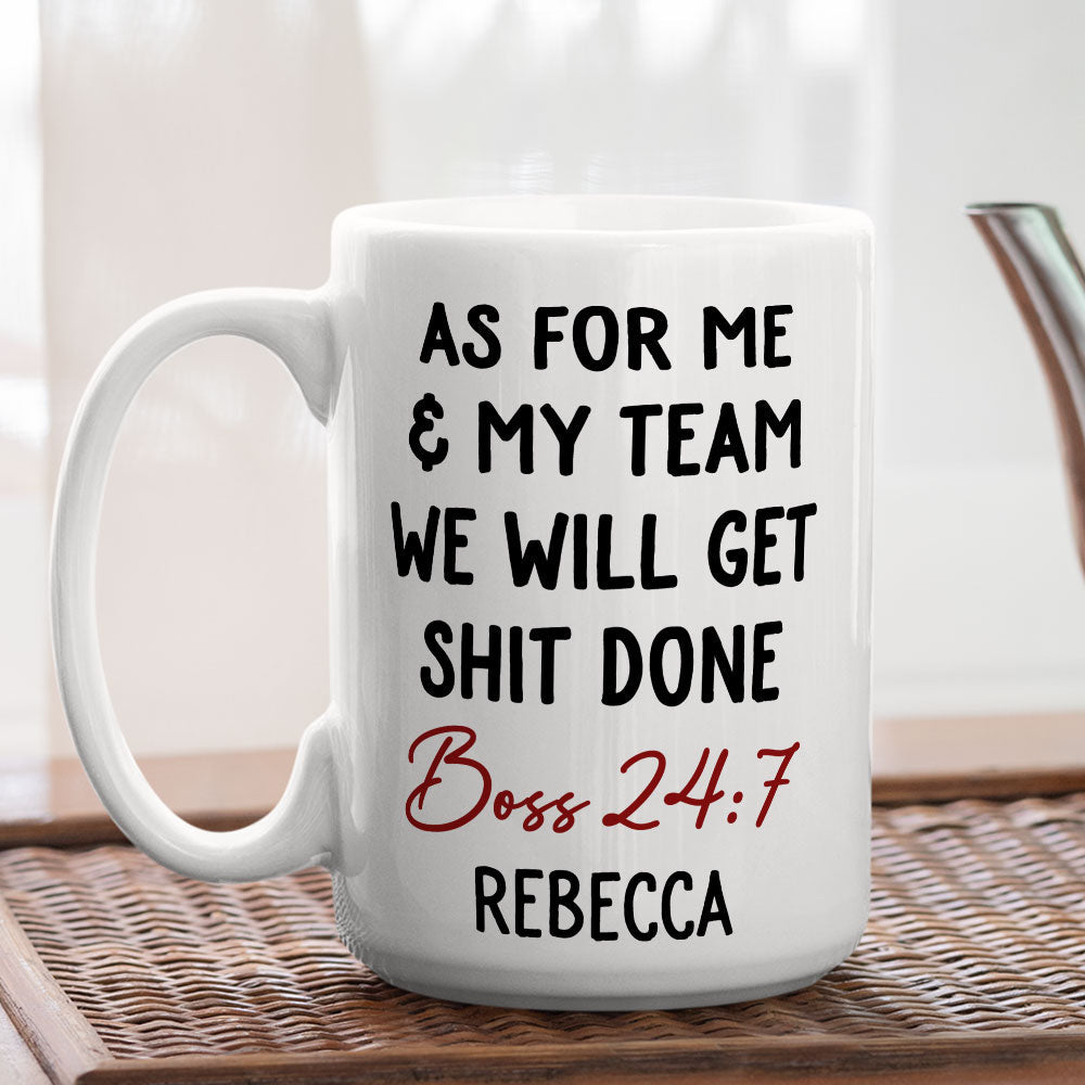 Custom Coworker, Christmas & Birthday Team Appreciation Gift • Team Of Legends In Action - Personalized Coffee Mug