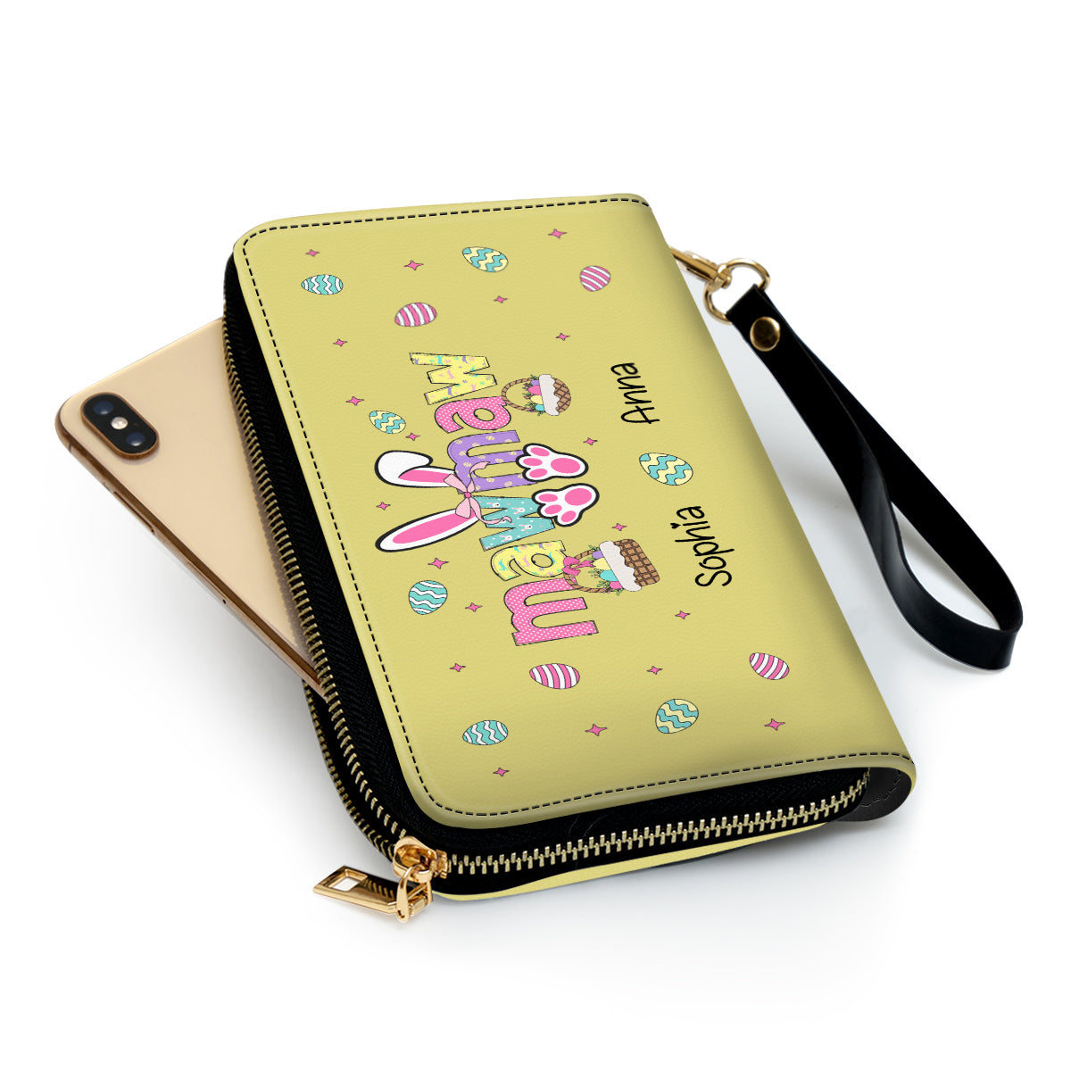The Heart Of Grandma Is Pure Gold - Personalized Leather Wallet